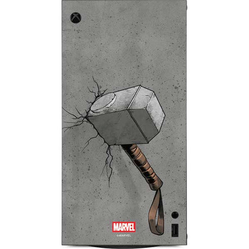 Marvel Thor Thor’s Hammer Mjolnir XBox Series X Digital Edition Console Skin